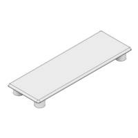 MODULAR SOLUTIONS POLYAMIDE PART END CAP 45MM X 135MM LIGHT GRAY